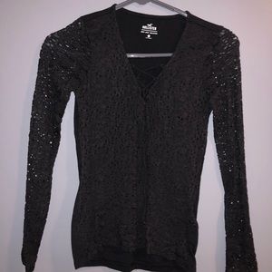 Lace long sleeve top